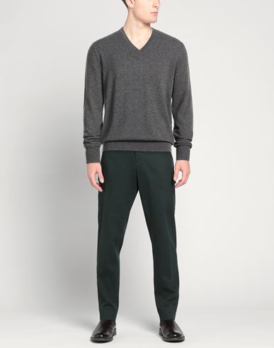 Man Sweater Grey Size 42 Cashmere