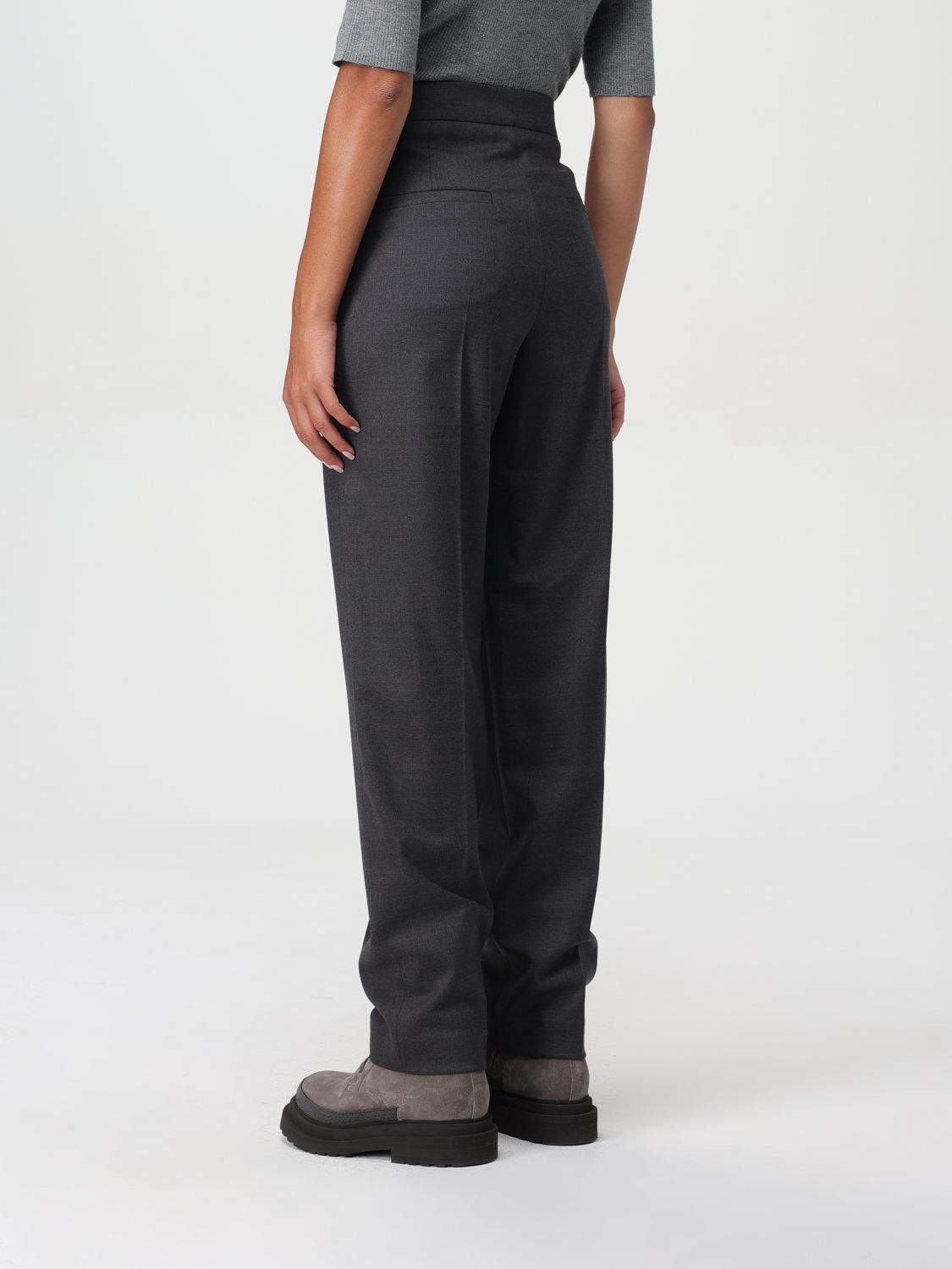 Tailored slim trousers - Black