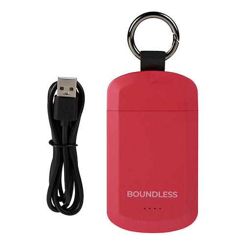 Boundless 3kmAh ChargeFOB Power Bank 2-pack with Keychain and Light