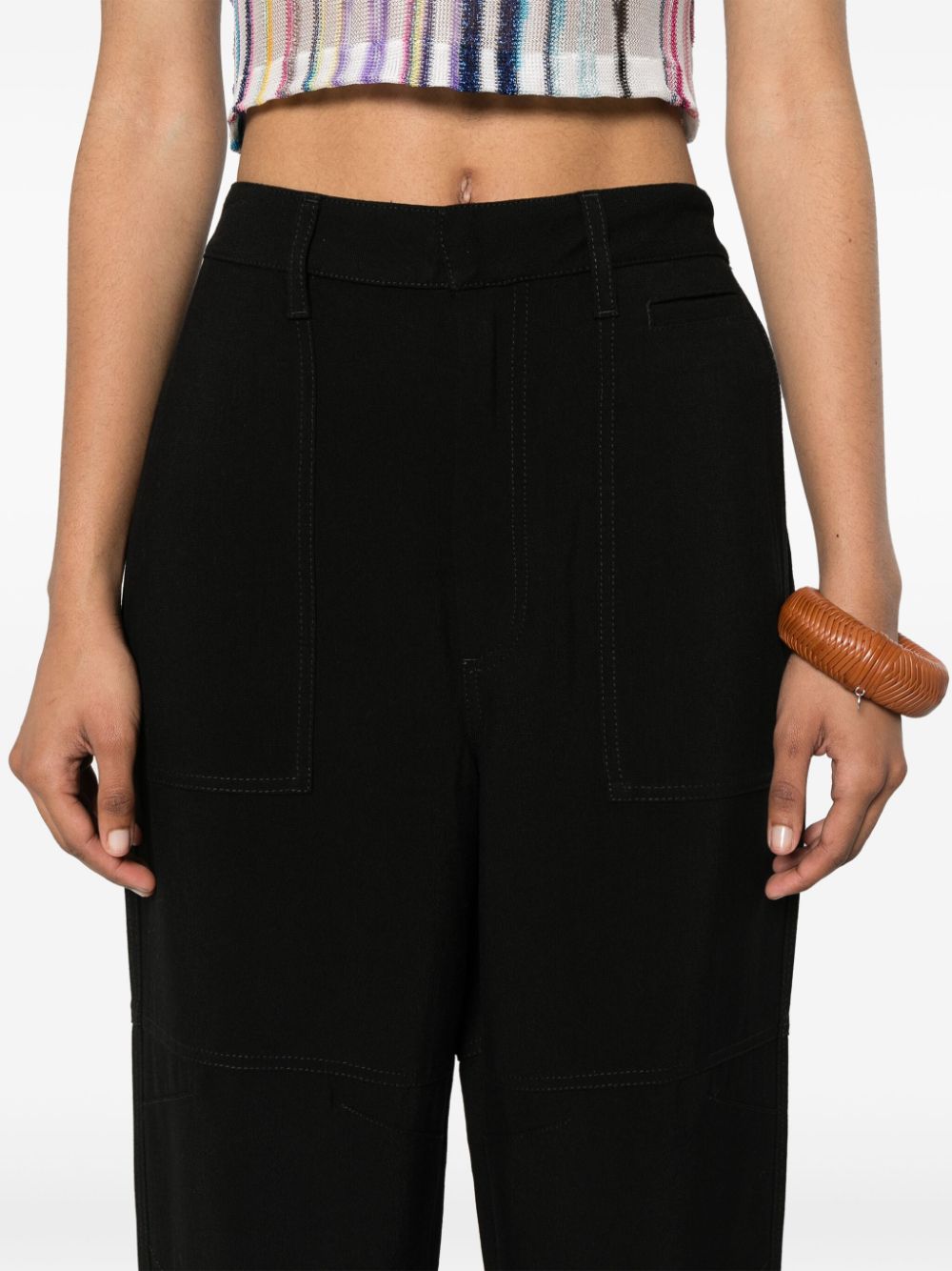 Loewe Paula's Ibiza Linen Blend Cargo Trousers