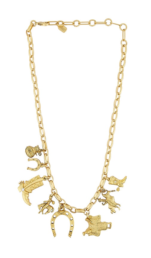 Elizabeth Cole HALSKETTE MIT ANHÄNGER DAKOTA in Metallic Gold