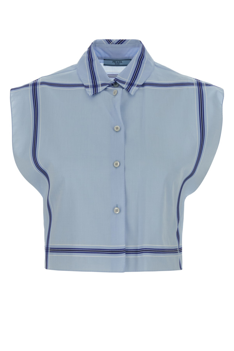 Blue Regular Stripes Shirt