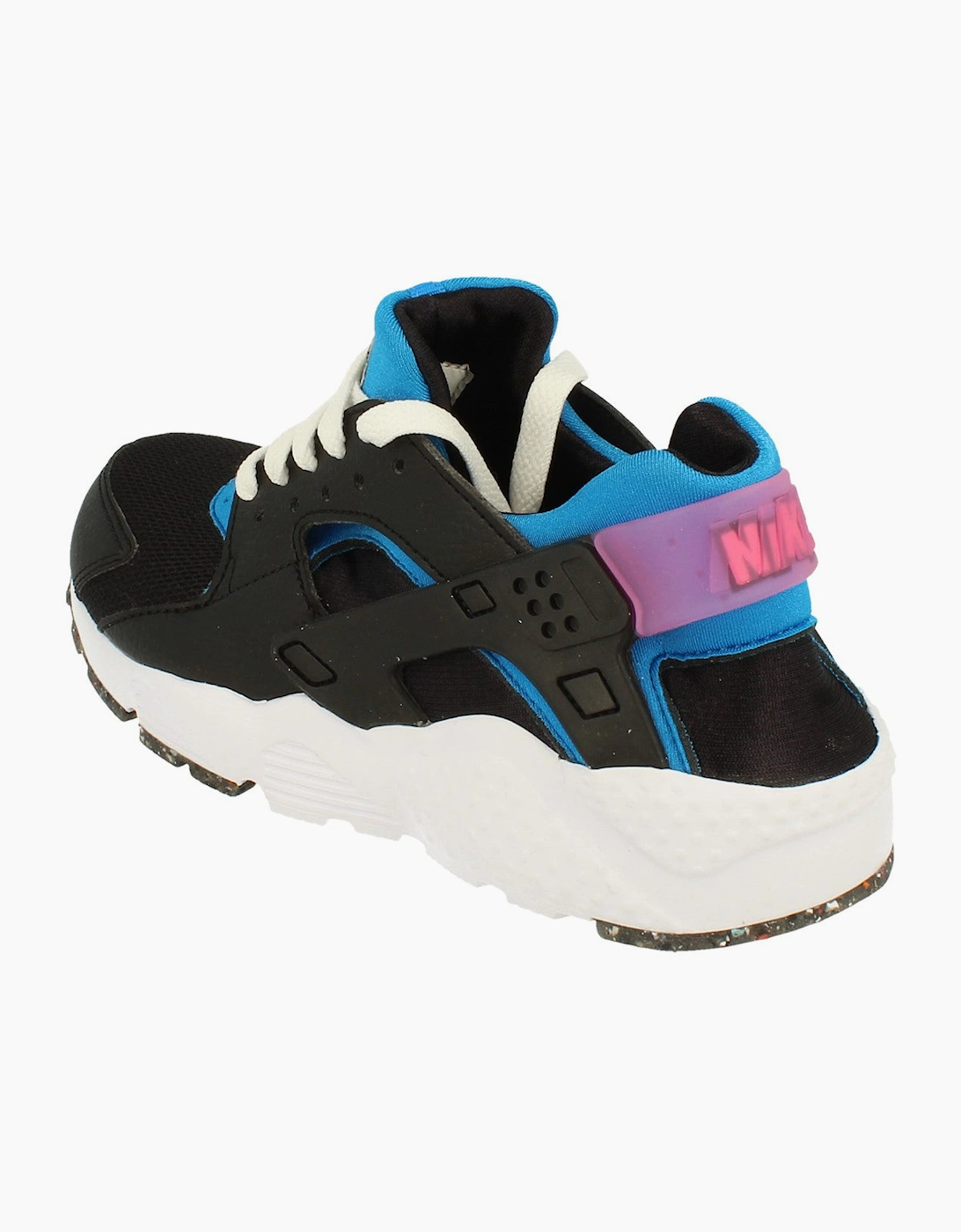 Nike Huarache Run GS E Trainers Dr0166 001 - Black - : .5y
