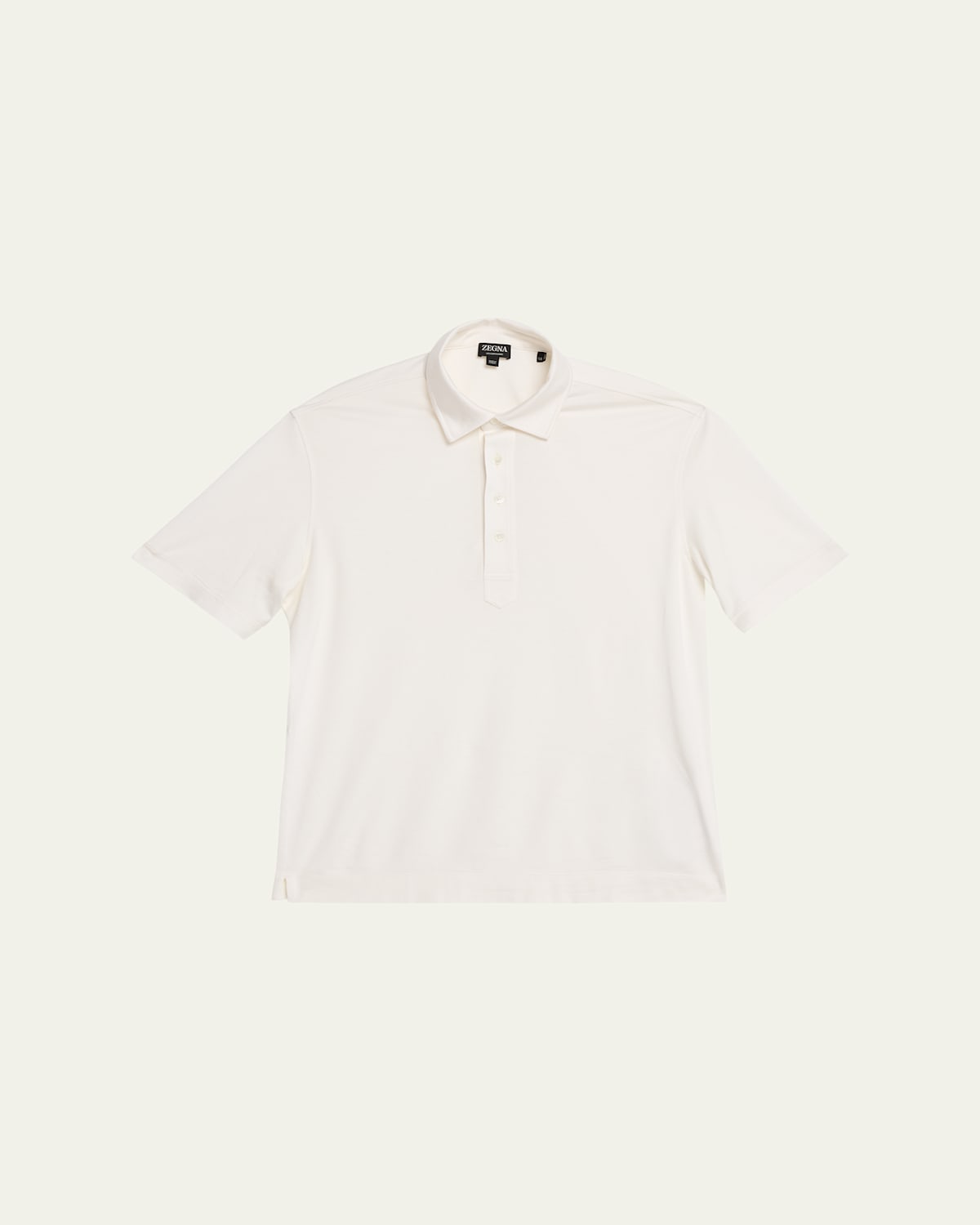 Men's Silk and Cotton Leggerissimo Polo Shirt