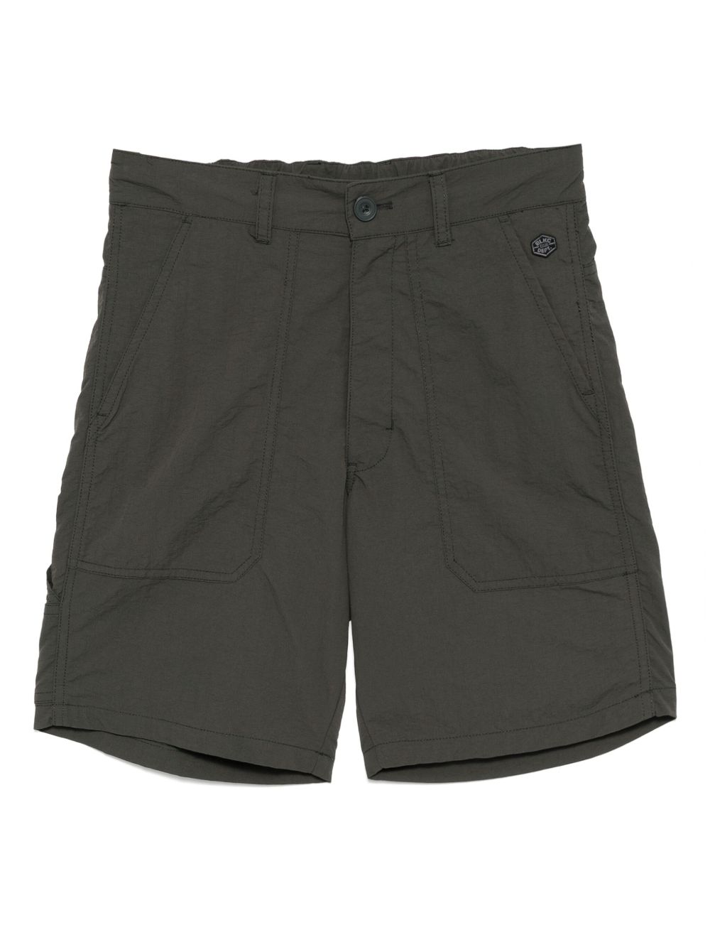 Logo-patch shorts - Grey