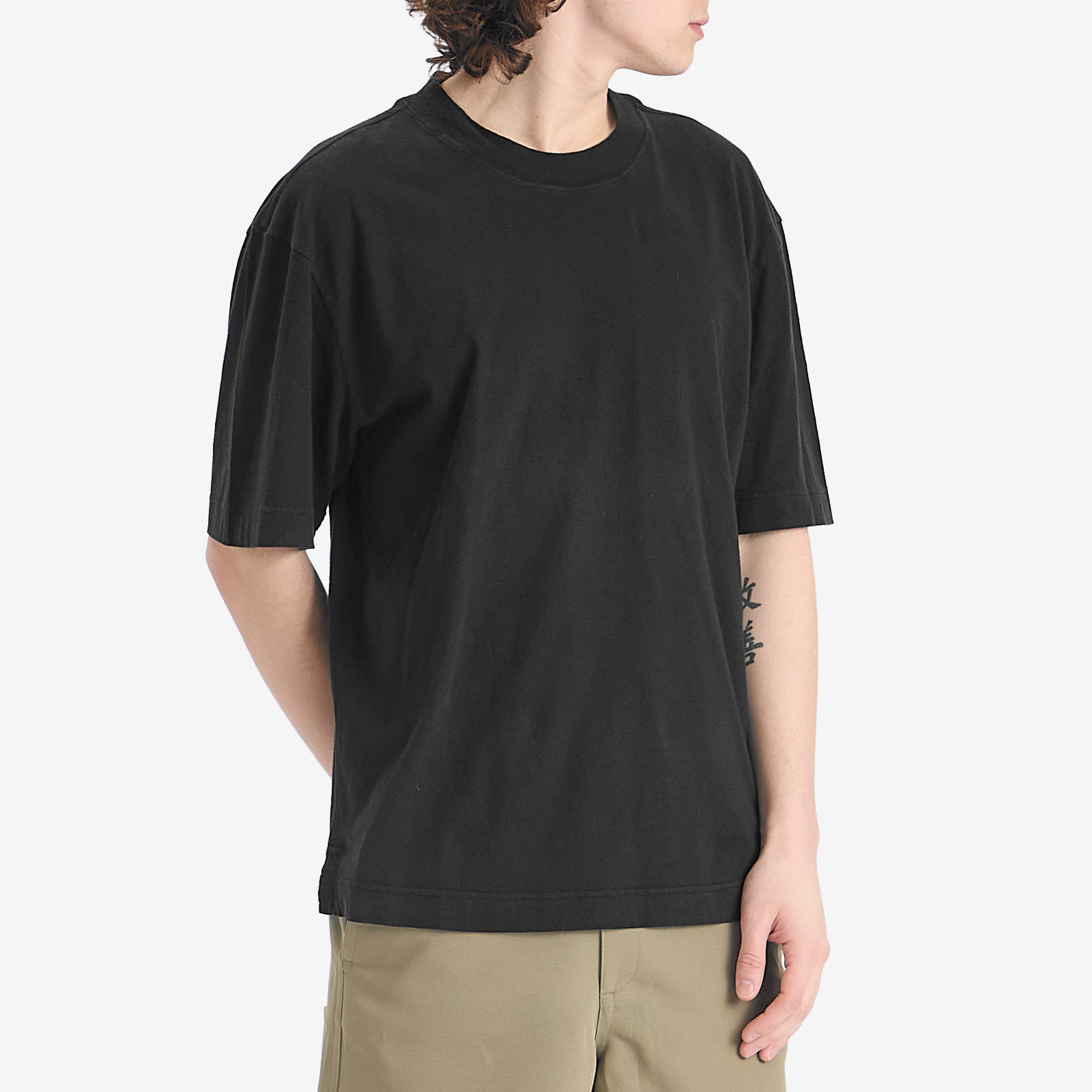 MHL by Margaret Howell Men's Simple T-Shirt in Black