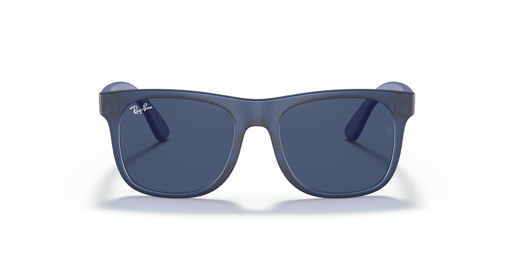 Ray - Ban Kid Ray - Ban RJ9069S JUNIOR JUSTIN 706080 Sunglasses Injected Blue Blue Squared Norma