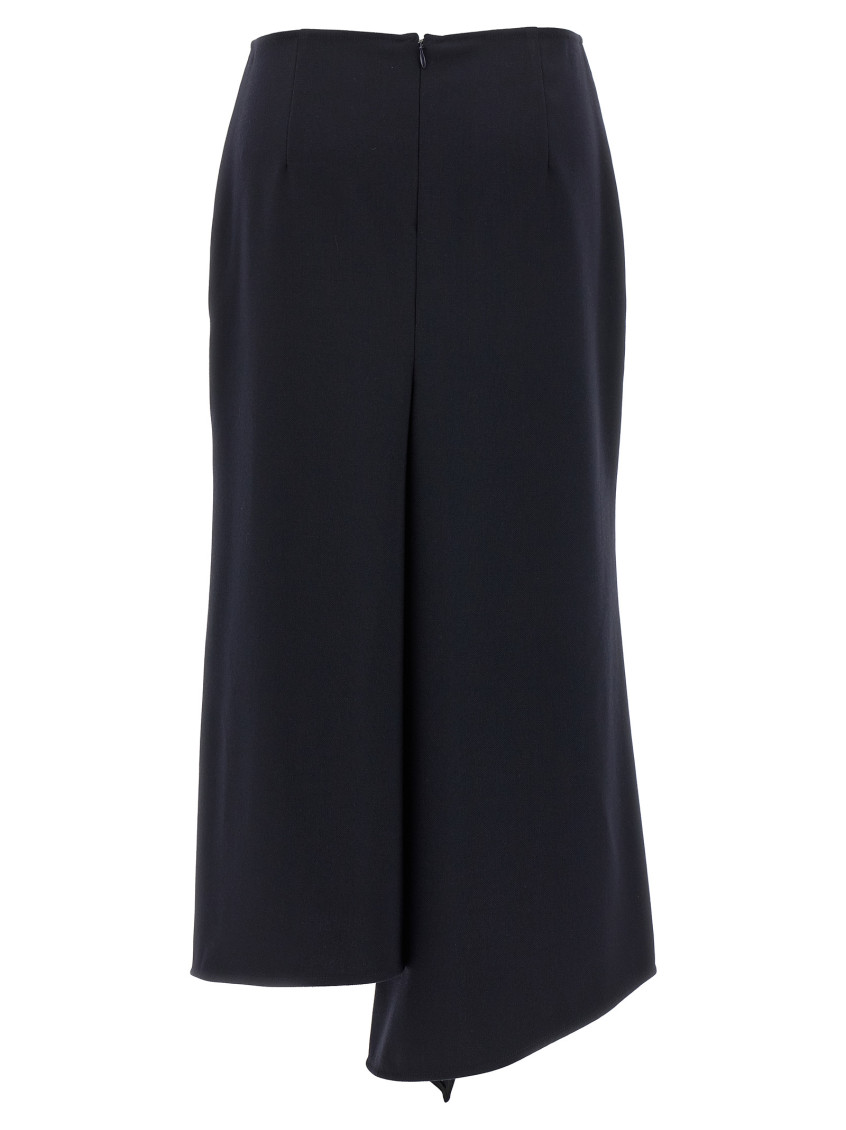 Kick Detail Skirts Blue