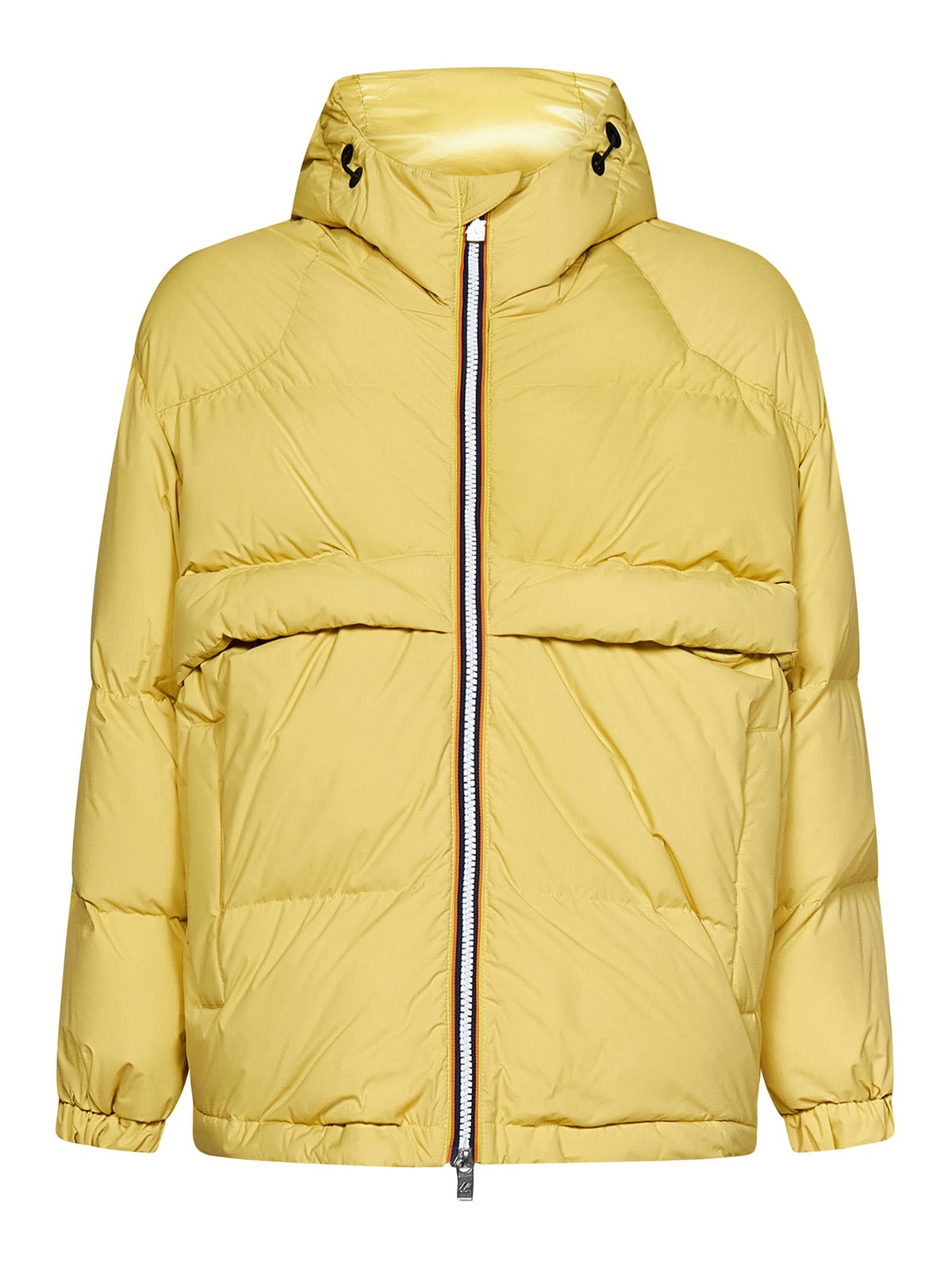 Tech fabric puffer jacket