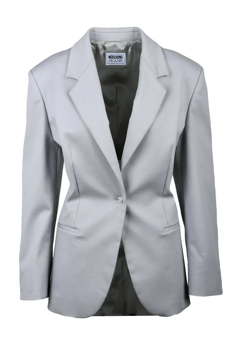 Fitted Jacket Buttons - Grey