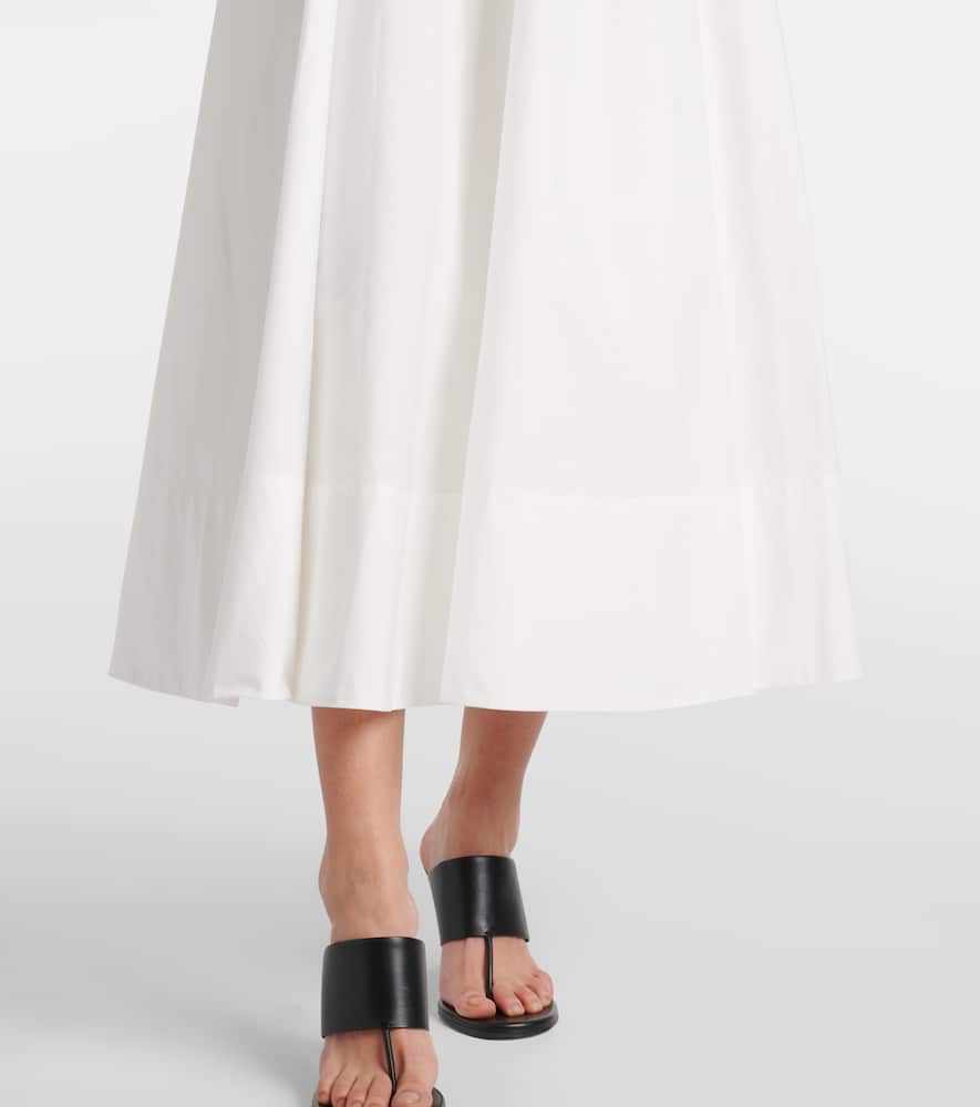 Cersei cotton poplin midi dress
