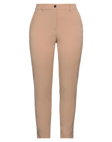 Seventy Venezia Woman Pants Sand Size 12 Polyester, Virgin Wool, Elastane
