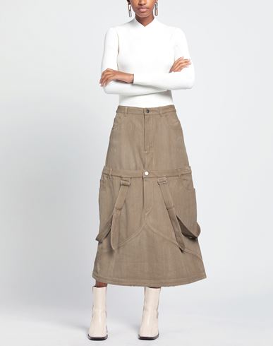 Woman Denim skirt Khaki