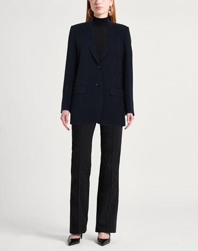 Woman Blazer Midnight blue Size 4 Triacetate, Polyester