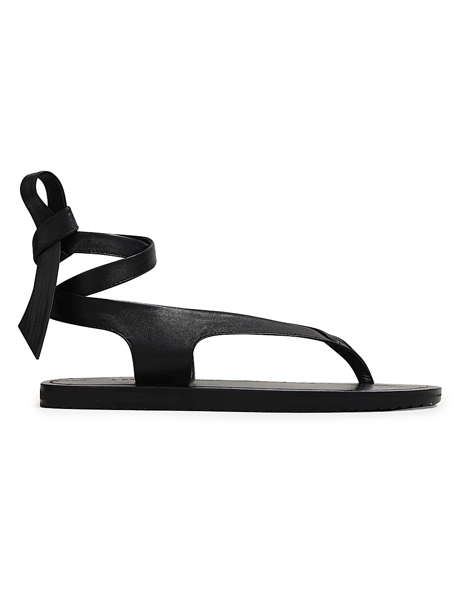 Women's Elmer Ankle Tie Sandals - Black