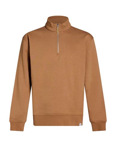Man Sweatshirt Camel Size L Cotton, PES