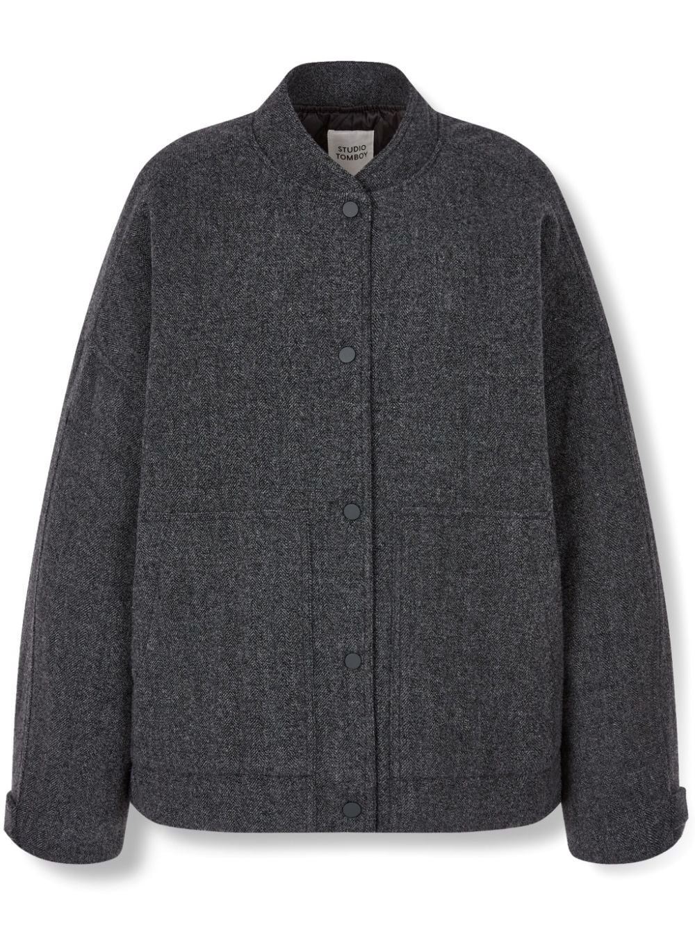Press-stud jacket - Grey