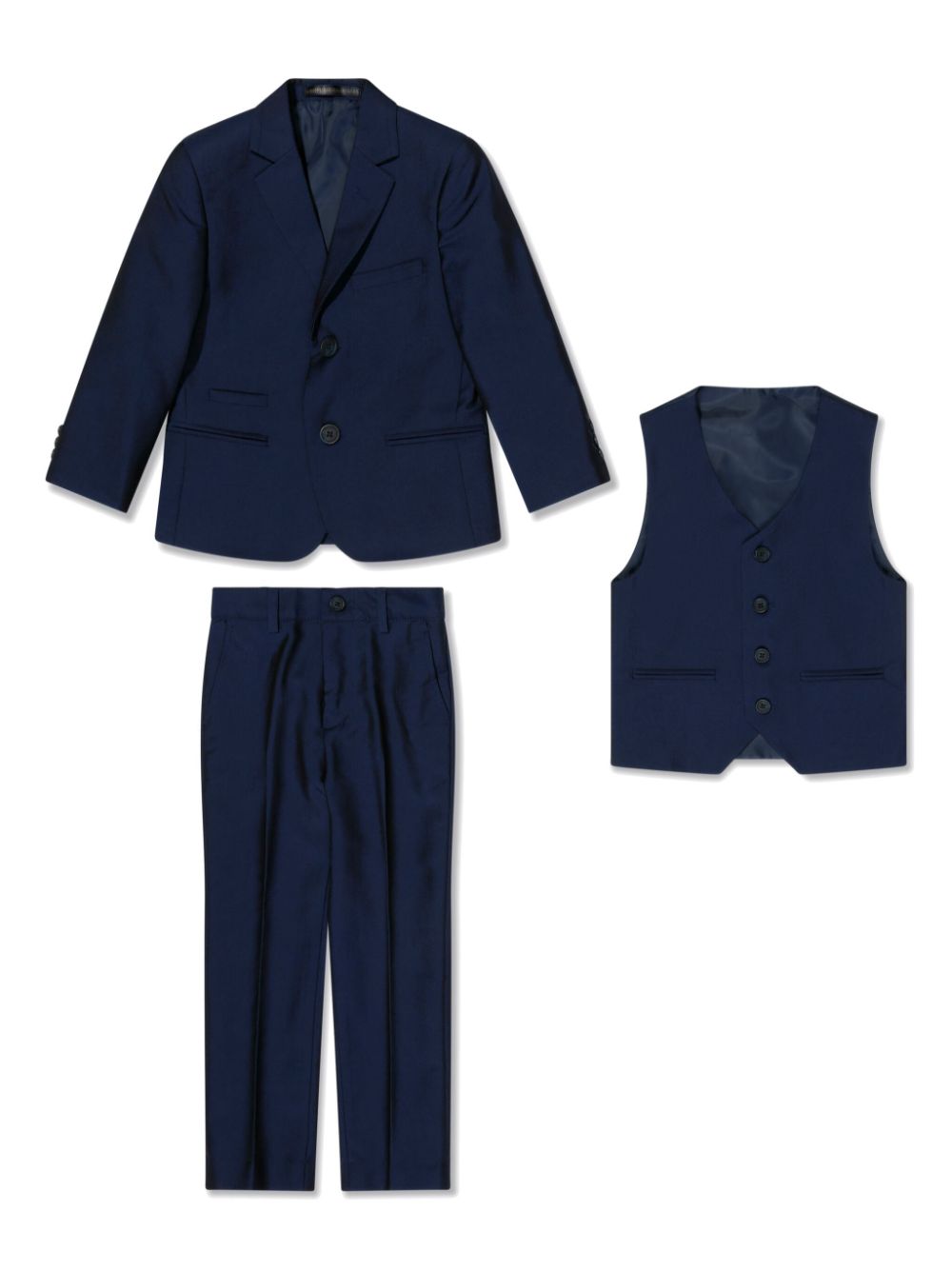 Single-breasted three-piece suit - Blue