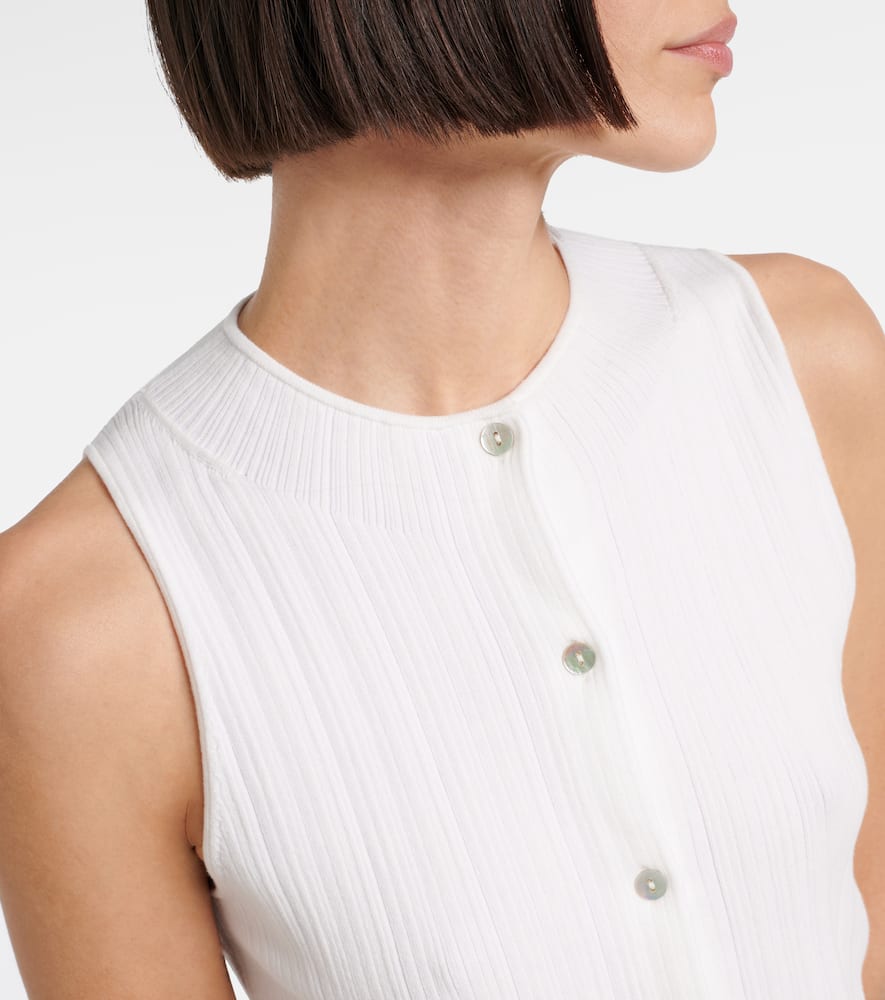 Ribbed cotton top