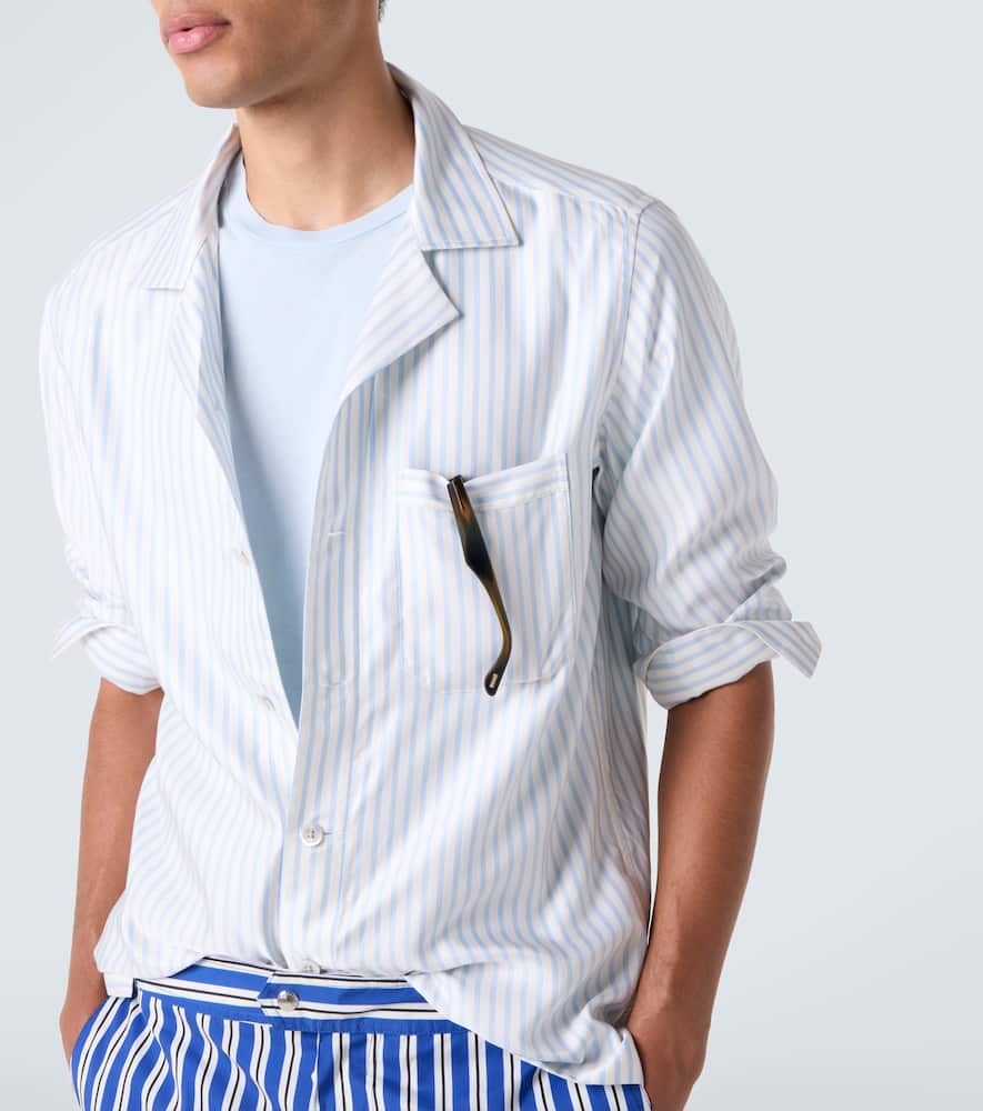 Cotton and silk jersey T-shirt