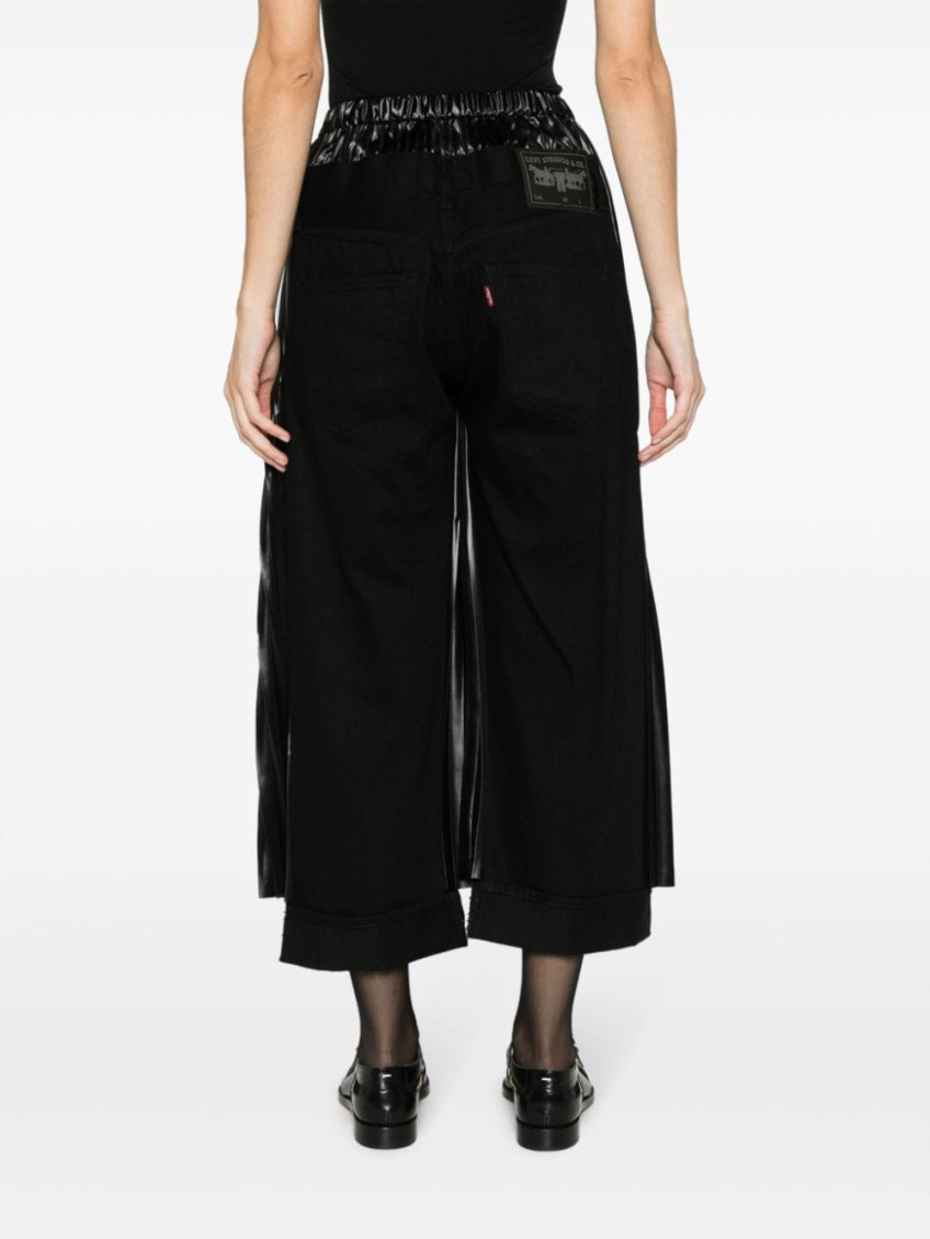 Pleated Straight Hem Trousers