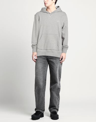 Man Sweatshirt Light grey Size XXL Cotton