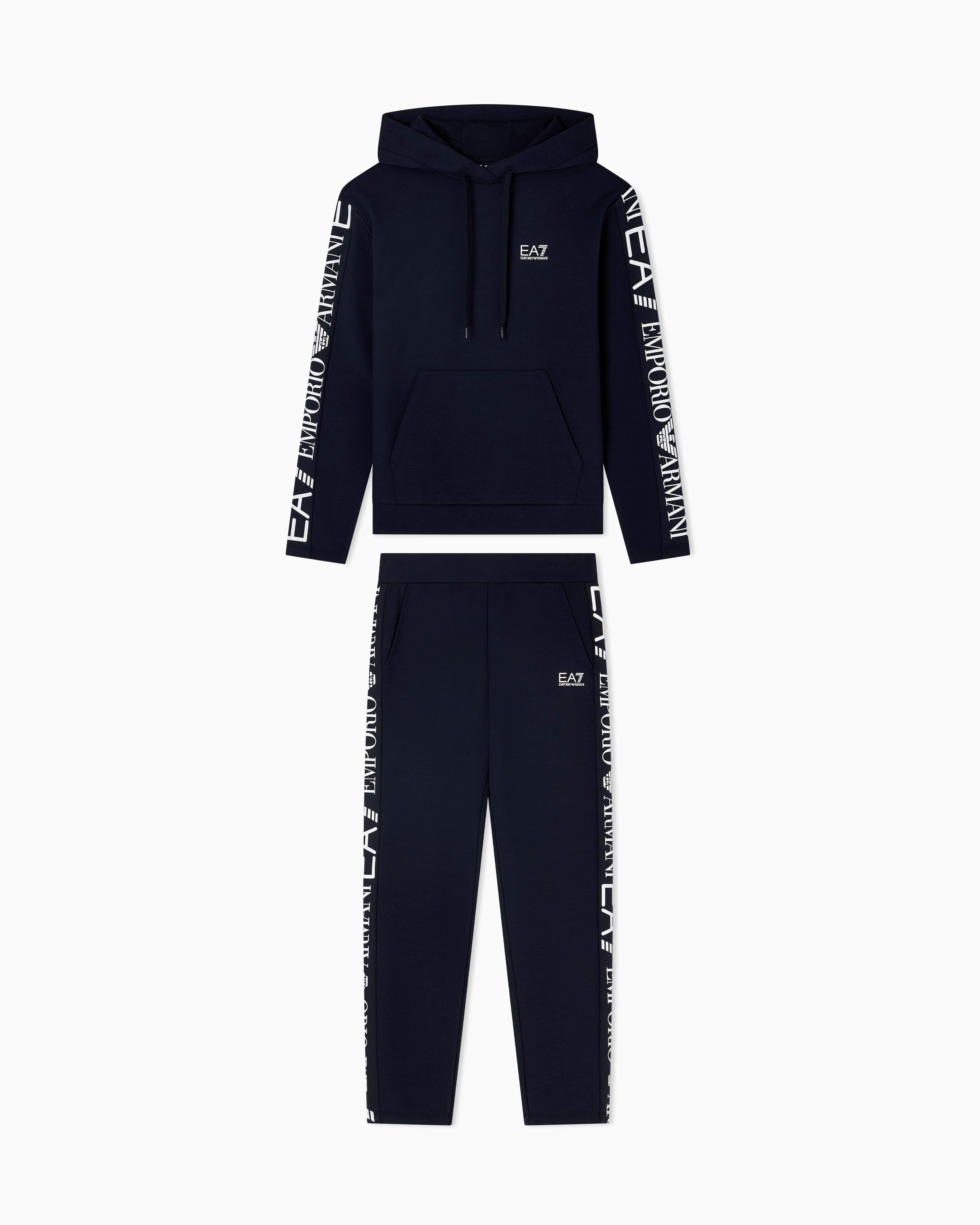 Logo suit in jersey with hoodie and jogger pants Tracksuit
