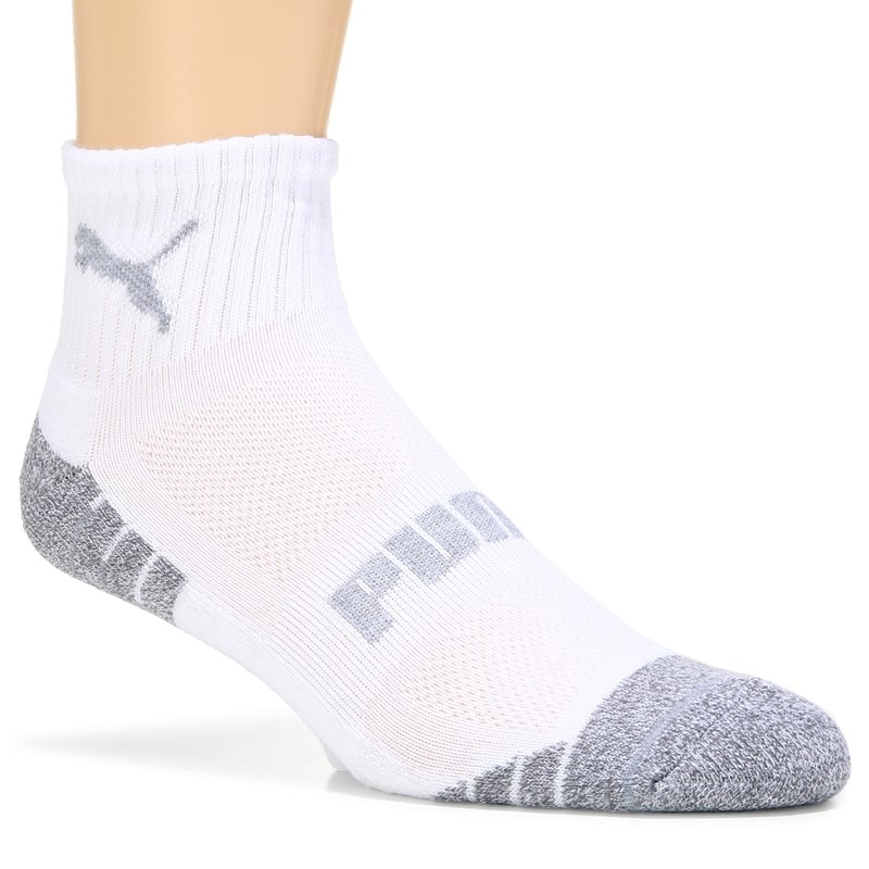 Men's 6 Pack Ankle Socks (Grey/White/Black)