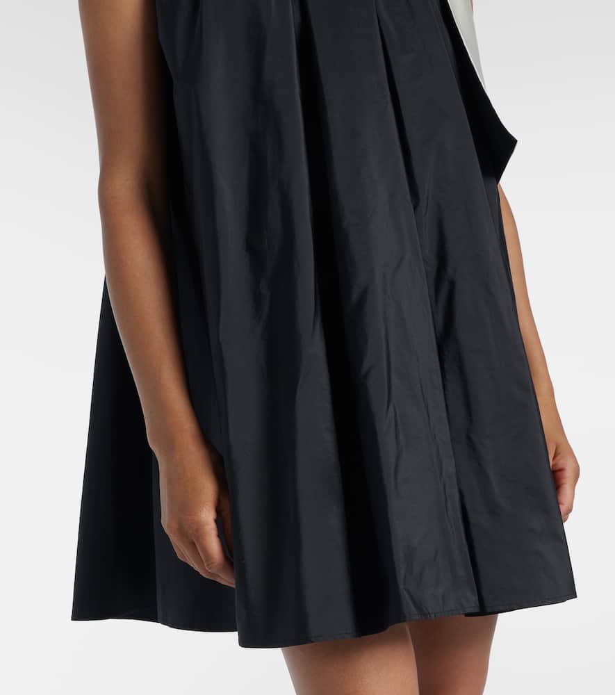 Pleated minidress