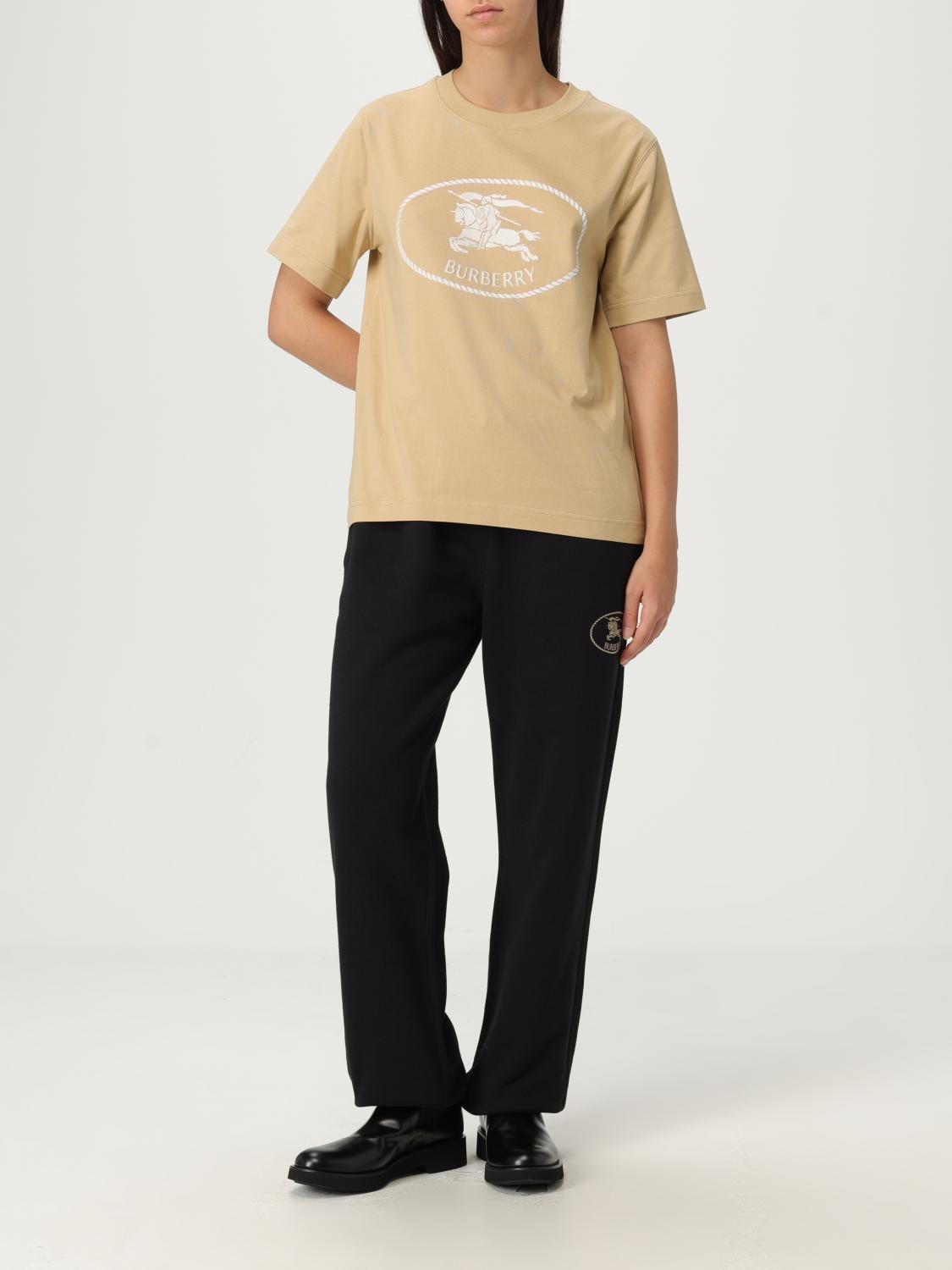 Burberry cotton track pants - Black
