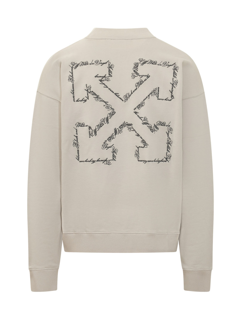 Beige Crew Neck Sweatshirt