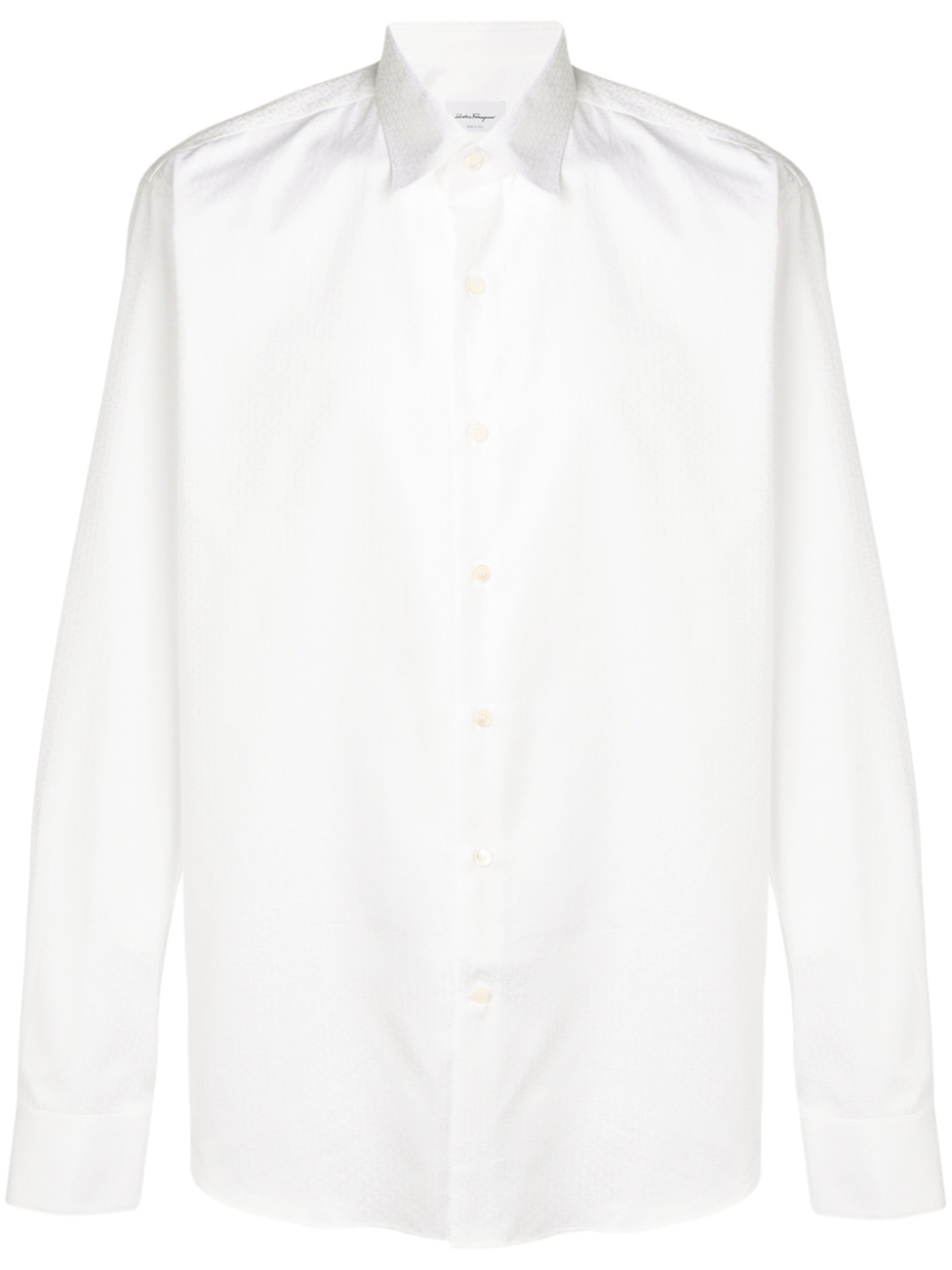 Logo print shirt - White