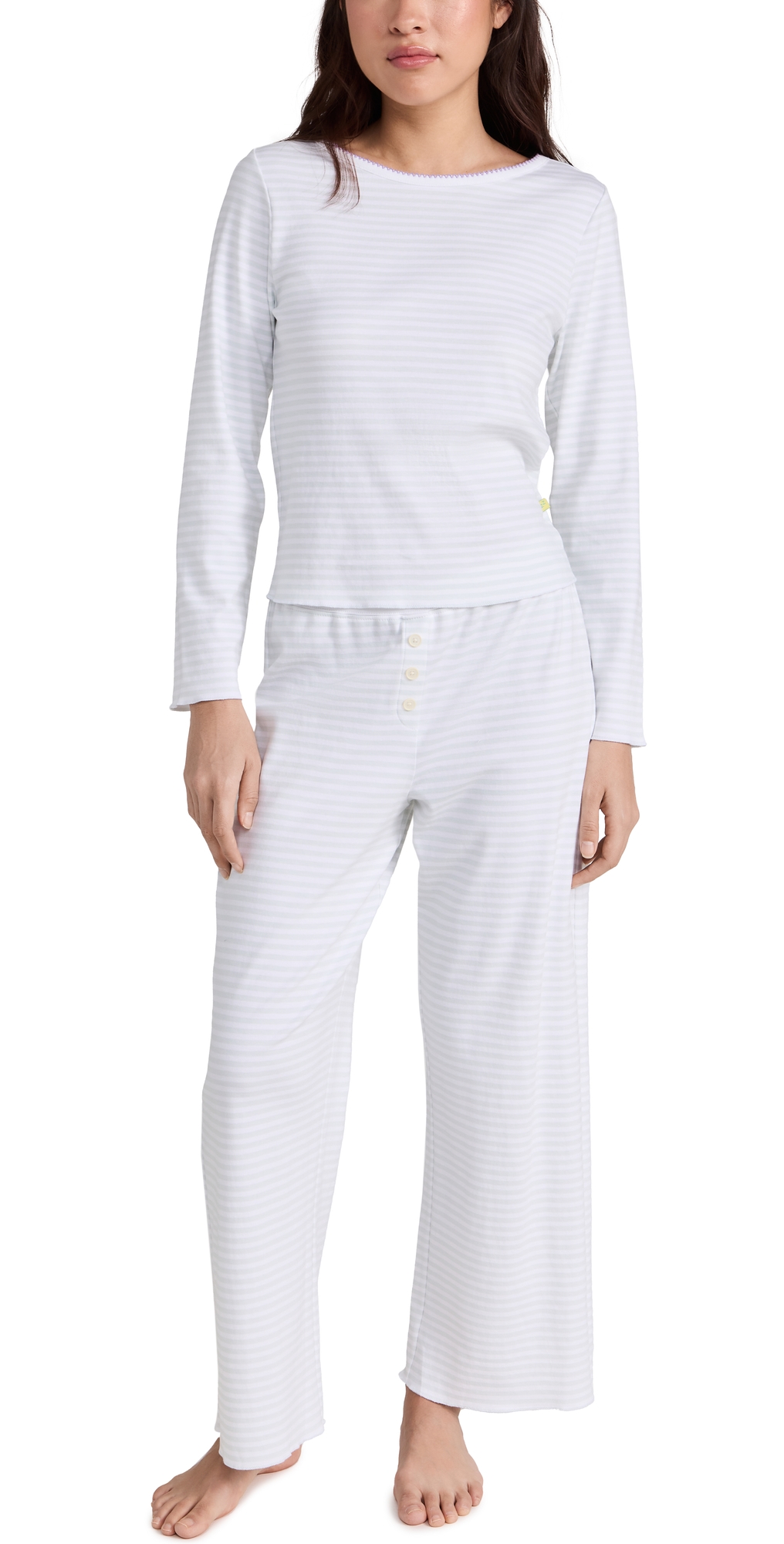 Ellie Pj Set Sky Stripe
