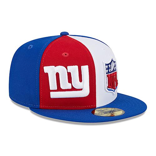 Men's Red/Royal New York Giants 2023 Sideline 59FIFTY Fitted Hat