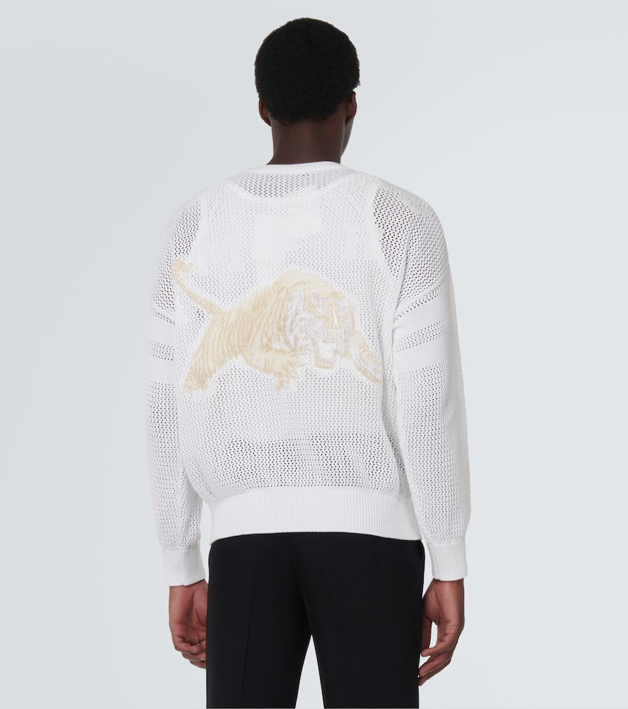 Cotton knit sweater