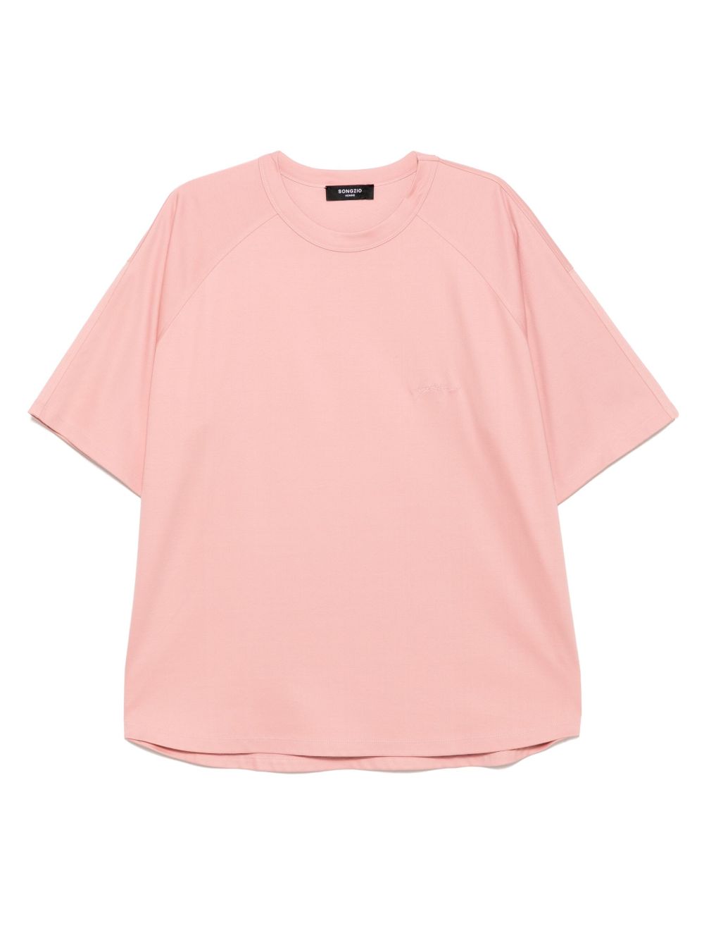 Bright-star painted T-shirt - Pink