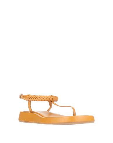 Woman Thong sandal Marigold Size 10 Leather