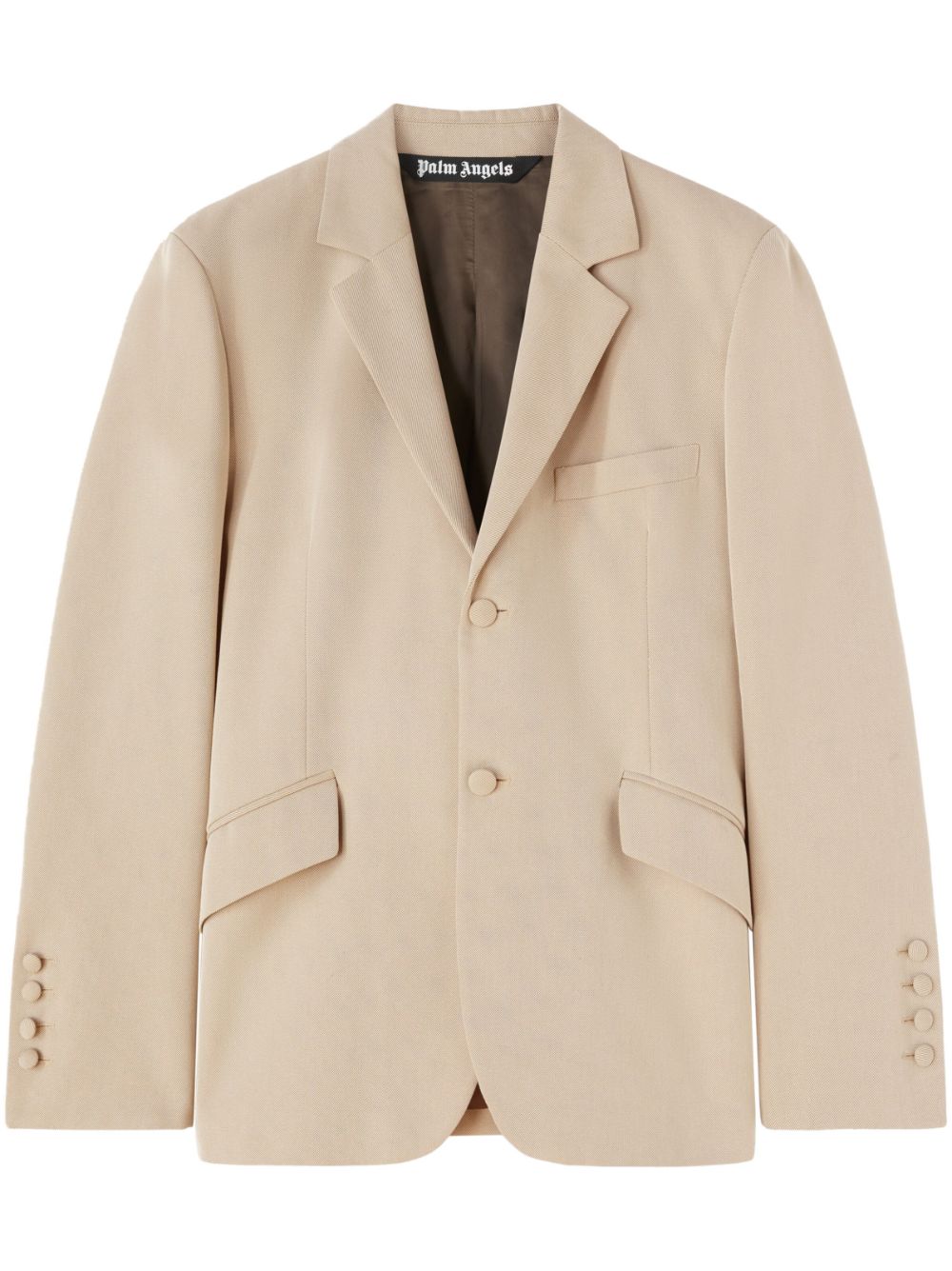 Fitted Retro single-breasted blazer - Neutrals