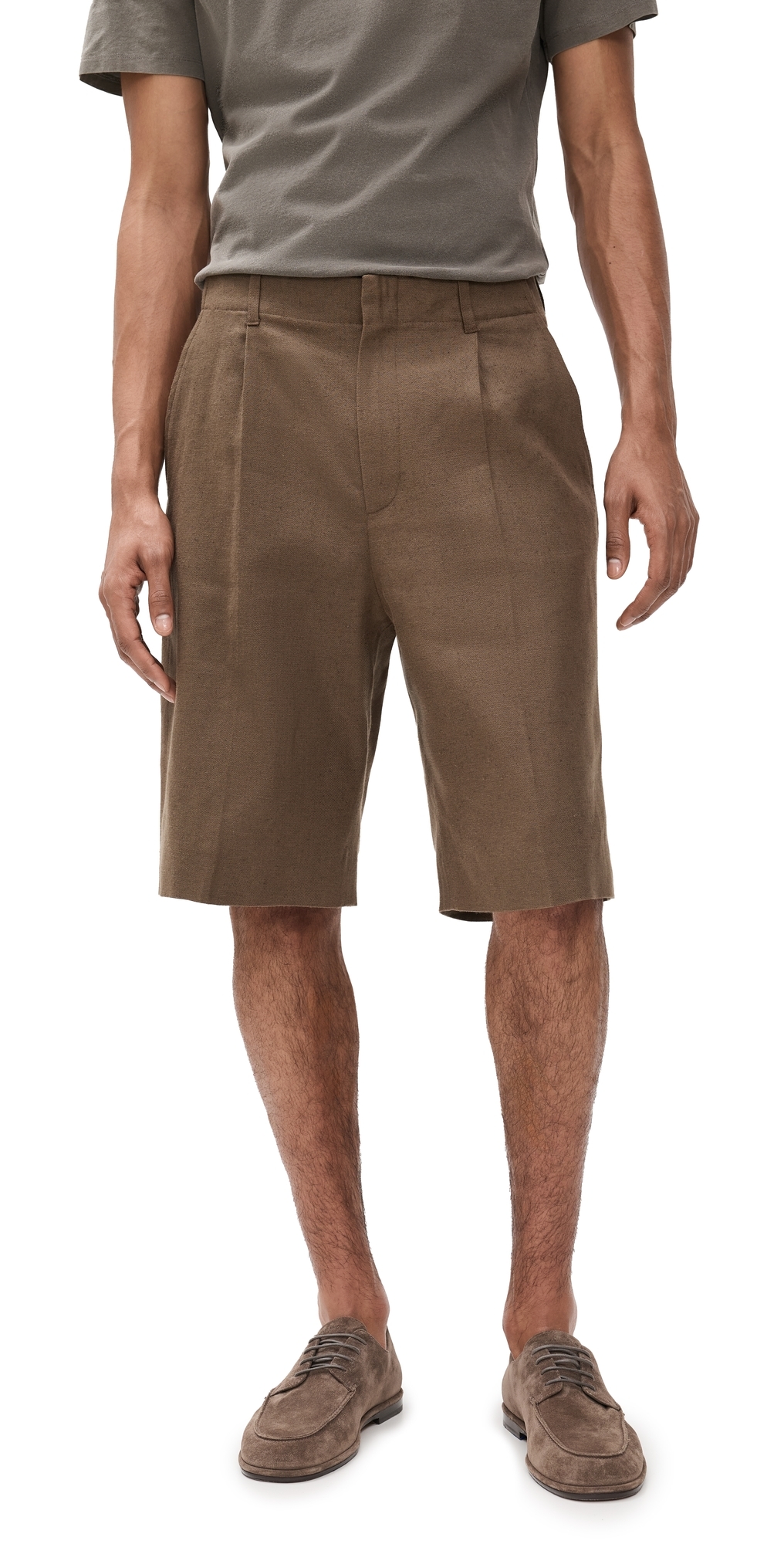 Our Legacy Borrowed Shorts Tobacco Draping Canvas