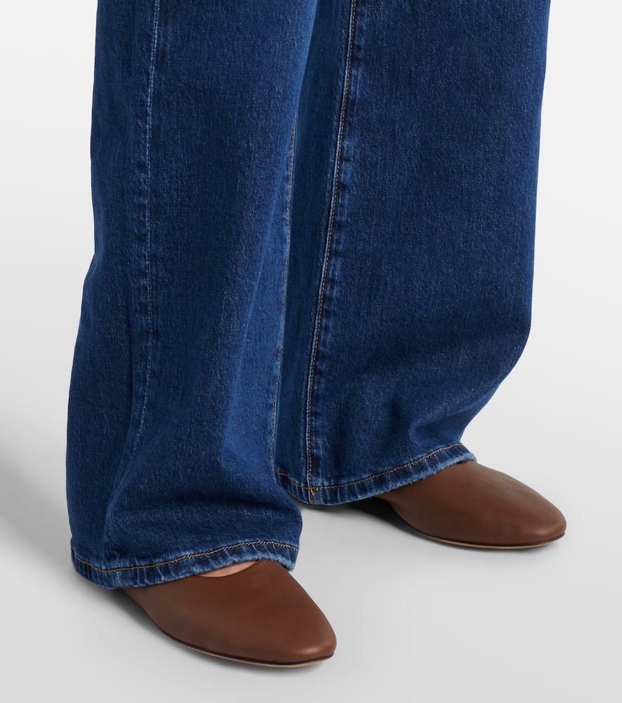 New Baggy mid-rise wide-leg jeans