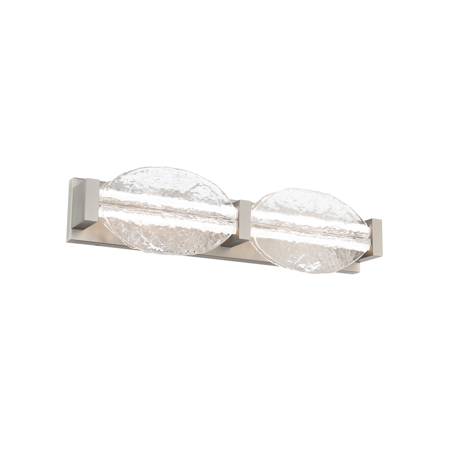 Brushed Nickel LED Bathroom Vanity Light from the Deco Collection