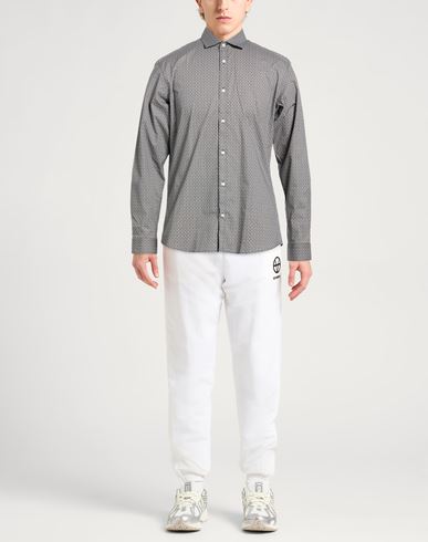 Man Shirt Midnight blue Size S Organic cotton, Cotton, Elastane