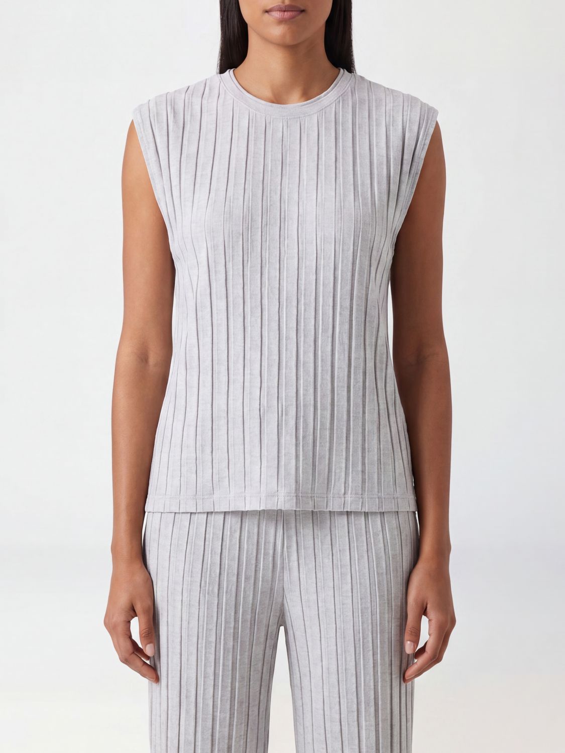 Top Woman color Grey