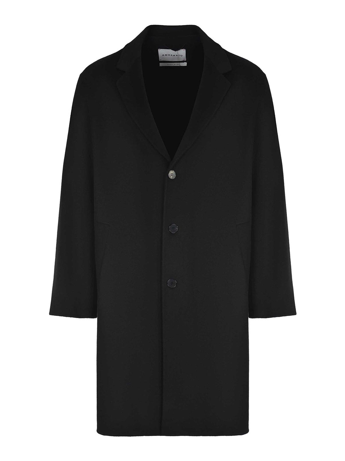 Amaranth Coat Made Of Wool Blend