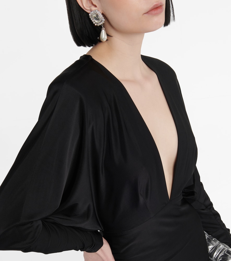 Satin midi dress