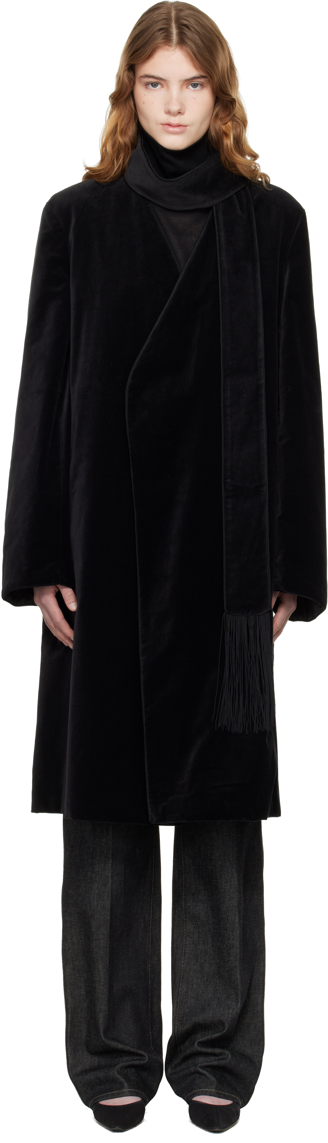 Black Smoking Coat