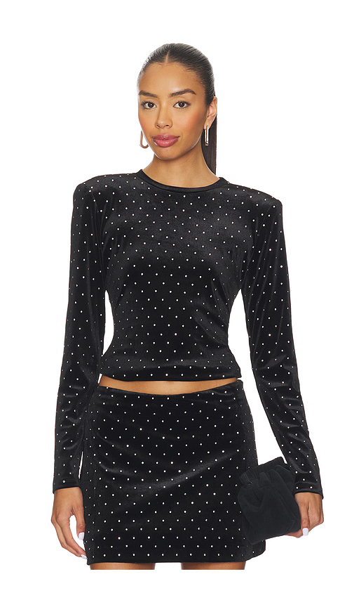 Steve Madden Maddilyn Top in Black. L. Also in