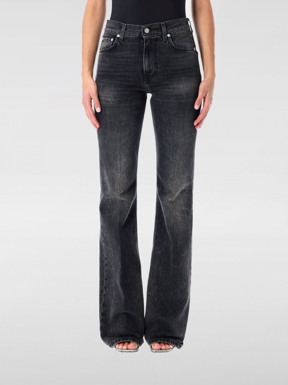 Jeans Woman color Black
