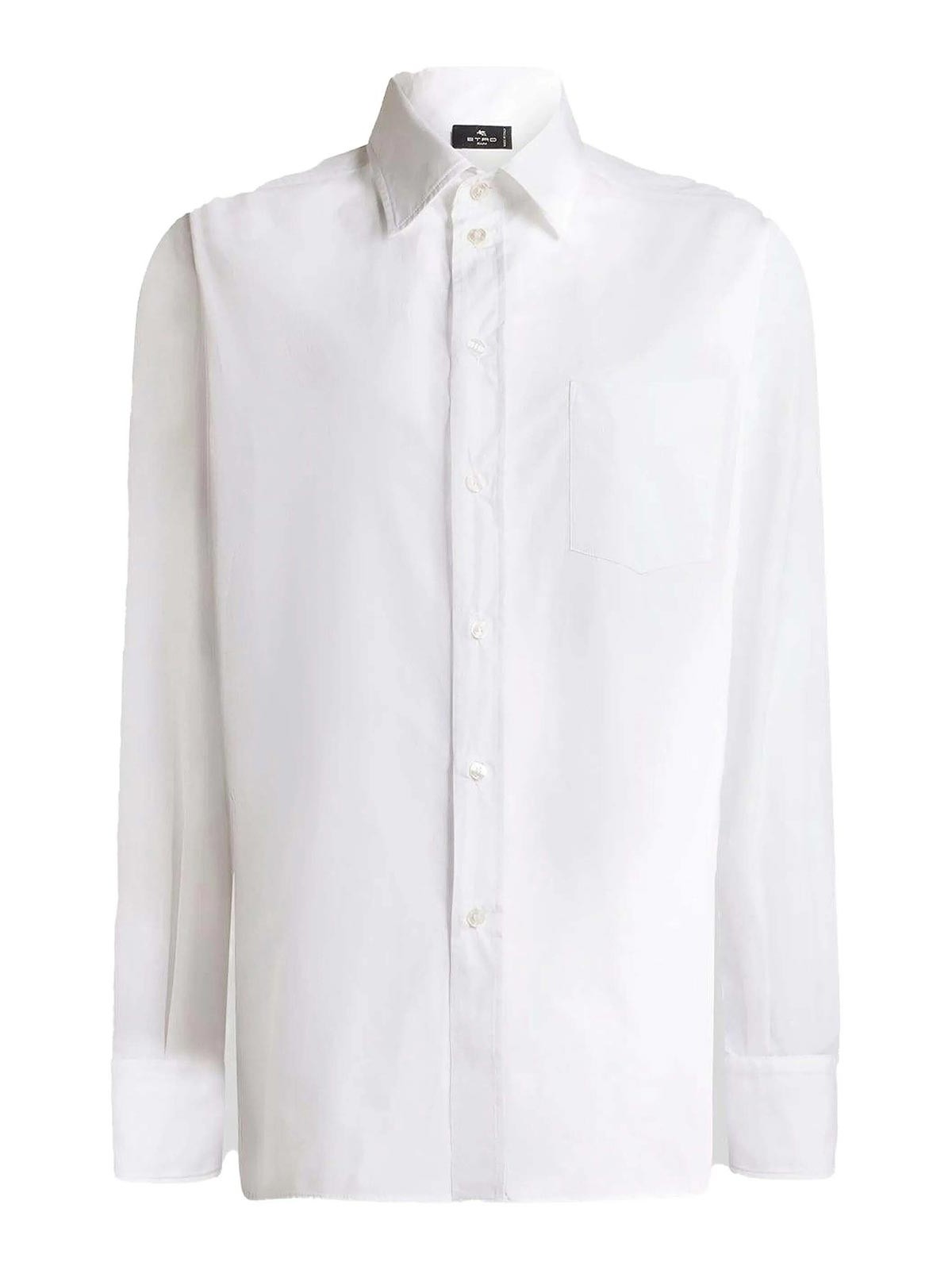 Loose Fit Shirt With Back Print