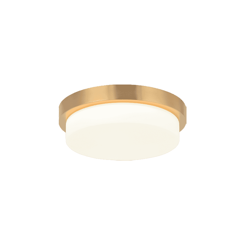 Matteo Durham 1-Light Ceiling Light In Aged Gold Bra